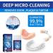 Retainer Cleaner Tablets - 100PCS Denture Cleaning Tablets for Odor Removal & Oral Hygiene | Aligner & Night Guard Safe - Buy Online on GoSupps.com