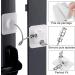 Funmo 4 Pcs Baby Safety Lock Set - No Drilling Childproof Locks for Windows, Doors, Drawers, Fridges - Self Adhesive Window & Door Restrictors for Pet & Child Safety - Buy Online on GoSupps.com