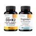 Sandhu's Vitamin D3 K2 with Quercetin & Magnesium Glycinate Lysinate Capsules | Support Quality Sleep Immune & Muscle Health