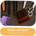 FRCOLOR Neck Brush Neck Duster Bristles for Cleaning Hair Cutting Neck Duster Hair Cutting Kits Haircut Nail Cleaner Brush Barber Cleaning Brush Hair Removal Brush Soft Beech 12X11X2CM Black - Buy Online on GoSupps.com