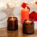 SUQURTOM 10x30ml Amber Cosmetic Glass Containers - Refillable Cream Jars for Lotions & Essential Oils - Buy Online on GoSupps.com