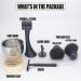 KIKC Luxury Shaving Kit: Shaving Brush, Safety Razor, Cream, Synthetic & Badger Hair, Soap & Bowl - Hair Salon Tool with Replacement Hair Knots - Buy Online on GoSupps.com