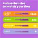 Tampax Radiant Tampons Multipack - Regular, Super, Super Plus Absorbency - 112 Count - Unscented - Buy Online on GoSupps.com