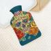 Hot Water Bottle with Lid - Skull Rubber Pain Relief Bag | Cramps Foot Warmer & Hot/Cold Therapy - Buy Online on GoSupps.com