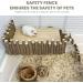 Topiky Hamster & Guinea Pig Toy - Nitangel Wooden House & Climbing Bridge Ideal Cage Accessories for Small Pets - Buy Online on GoSupps.com