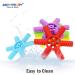 Panny & Mody Silicone Teething Ring - Sensory K Toy with 5 Textures for Kids with ADHD SPD Autism - Ideal for Biting Needs (Green) - Buy Online on GoSupps.com