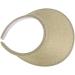 Bersun Natural Cotton Twill Clip-On Sun Visor Hat - Khaki | One Size - Buy Online on GoSupps.com