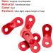 SATINIOR 20pcs Aluminum Guyline Cord Adjuster | Tent Tensioners for Camping | Red Circle Design - Buy Online on GoSupps.com