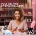 Morovan Poly Gel Nail Kit with 48W LED Lamp - 8 Pcs 0.5oz Poly Gel Set for Nail Extension - 33 Piece Nail Art Supplies - Buy Online on GoSupps.com