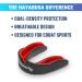 Hayabusa Combat Sports Mouth Guard - Black/Red | Youth & Adult Sizes - Buy Online on GoSupps.com