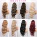 Ponytail Extensions Brown Drawstring Ponytail Clip in Hairpiece Synthetic Long Wavy Ponytail Extensions for Black Women Omber Blond Ash for Women(Color:Blonde) - Buy Online on GoSupps.com