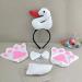 Skirt Duck Geese Headbands Collar Tail Animal Geese Hair Hoop for Kids Shows Duck Animal Hairbands Cartoon Costume - Buy Online on GoSupps.com