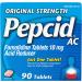 Pepcid AC Original Strength 10mg Famotidine | 90 Ct Heartburn Relief & Prevention - Buy Online on GoSupps.com