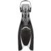 Cressi Frog Plus Open Heel Scuba Diving Fins - Black/Silver L/XL - US Men's 10-13, US Lady 11-14, EU 44-47 - Buy Online on GoSupps.com