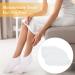 5 Pairs Foot Moisturizer Socks Moisturizing Socks Overnight Cotton Spa Socks for Cracked Heel Repair Gel Spa Moisturizing Socks for Women and Men White - Buy Online on GoSupps.com
