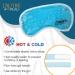 USA Merchant - L'AUTRE PEAU Hot/Cold Plush Gel Bead Relief Wrap | Flexible Reusable Ice Packs (Blue Full Eye Mask) - Buy Online on GoSupps.com