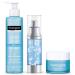 Neutrogena Hydro Boost Facial Care Gift Set: Hyaluronic Serum, Face Cream, and Cleansing Gel