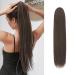 Sofeiyan ponytail hair extension hair extension with cord strain 60cm long straight braid horse tail natural soft hair extension synthetic ponytail extension for women medium brown 60cm medium brown