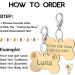 Natiform Stainless Steel Personalized Pet ID Tag - Engraved Dog Name Tags - Paw Print Design for Dogs/Cats - Gold - Buy Online on GoSupps.com