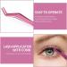 FADVAN Pink Stainless Steel Lash Applicator Tool Set - 2 Pcs Cluster Lash Tweezers with Eyebrow Tweezers for DIY Eyelash Extensions - Buy Online on GoSupps.com