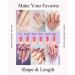 Poly Nail Gel Kit Phoenixy 15ml - 9 Colours Extension Gel Set - Builder Enhancement Starter Kit with Slip Solution & Manicure Tools - Mauve and Cream Series - Buy Online on GoSupps.com