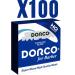 100 x Dorco Blue Razor blades