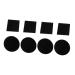 Anneomas 8 pieces compost container filter cotton kitchen compost container Cats toilet filter pad trash can accessories trash can smell remover scattering juchs smell filter litter