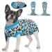 Kuoser Dogebody after op op body dog Katzenbody dogbody after castration male breathable dog body after op bitch e-neck band Alternative after dog body operation anti-wound licking op dog body xs light blue