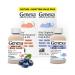 Genexa Kids' Clean Cold & Flu Relief Day/Night Multi-Symptom Dye Free 0% Artificial Additives Children's Liquid Pain Fever & Cough Medicine Ages 4-11 Organic Blueberry Flavor 8 fl oz (2 Pack) Daytime + Nighttime Cold