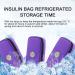 Zerodi Diabetic Bag - Insulin Cool Load-Bearing Case & Pocket Organizer for Travel (Purple) - Buy Online on GoSupps.com