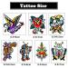 PUSNMI Custom Temporary Tattoos Kit - Traditional Sailor Jerry Designs for Men and Women - Buy Online on GoSupps.com
