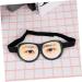 Funny 3D Glasses Eyeshade Sleep Mask for Kids | Minkissy Skull Hair Tie & Storage Bag | International Shipping - Buy Online on GoSupps.com