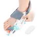 Bunion Corrector for Women and Men Big Toe Adjustable Bunion Splint with Non-Slip Strap for Bunions Correction Big Toe Straightener Corrector with Silicone Pad Suitable for Left/Right Feet
