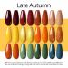 Ur Sugar UV Nail Polish Set - 12 Colors Shellac Gel for Autumn Winter | Brown Red Yellow & Gold Glitter | Perfect for Nail Studios & Manicure Gift Box - Buy Online on GoSupps.com