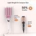 ORYNNE Small Hair Crimper 1/2 Inch Beach Waves Curling Iron Mini Hair Waver for Short & Long Hair Argan Oil Infused 3 Barrel Curling Iron Fast Heat Up Crimps Hair Iron Light Weight & Easy to Use - Buy Online on GoSupps.com