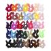 30pcs Easter Bunny Ear Hair Scrunchies - Velvet Bow Hair Ties & Elastic Bobbles - Buy Online on GoSupps.com