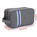 IGNPION Travel Toiletry Wash Bag with Dry & Wet Separation, 3 Compartments - Grey - Buy Online on GoSupps.com