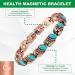 Yinox Magnetic Therapy Arthritis Copper Bracelet for Women | Relieves Pain & Enhances Style with Turkish Turquoise (3500 Gauss) - Buy Online on GoSupps.com