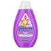 Johnson's Strengthening Tear-Free Kids' Shampoo with Vitamin E Strengthens & Helps Prevent Breakage  Paraben-  Sulfate- & Dye-Free  Hypoallergenic & Gentle for Toddler's Hair  13.6 fl. o