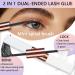 Miuffue C Curl DIY Lash Extension Kit - 10Pcs 14mm Lash Clusters with Bond & Seal, Applicator Tool, Glue Starter Kit for Self Application - Fluffy Style | KIT-001-C Curl-14mm - Buy Online on GoSupps.com