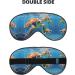 SSIMOO Sea Turtles Print Light-Blocking Eye Mask | Ultra-Soft for Comfort & Restful Sleep - International Shipping Available - Buy Online on GoSupps.com
