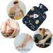 NAANLE GALAXY SpaceCRAFT 2L Transparent Hot Water Bottle with Cover - Large Hot Water Bottle for Pain Relief & Warmth | Heat & Cold Therapy for Bed & Hand Warmers - Buy Online on GoSupps.com