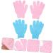 minkissy 6 Pairs Bath Scrub Gloves Shower Exfoliating Gloves Shower Dead Skin Exfoliator Shower Tools Bath Mitt Spa Gloves Dead Skin Remover Gloves Polyester Accessories Take a Bath - Buy Online on GoSupps.com