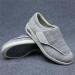 Yytcsjz Men Adjustable Diabetic Shoes - Light Grey, Extra Wide, Breathable Summer & Autumn Boots for Elderly Diabetic with Swollen Feet & Edema - Size 12 - Buy Online on GoSupps.com