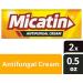 2pk Micatin Antifungal Cream with Miconazole Nitrate 2% - Treat Athlete's Foot, Jock Itch, Ringworm & Foot Fungus - 0.5 oz - Buy Online on GoSupps.com