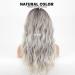 HAIRCUBE Long Grey Synthetic Hair Wig with Fringe for Women - Shop Now! - Buy Online on GoSupps.com