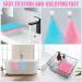 2 Pcs African Net Sponge - Exfoliating Bath Sponge & Back Scrubber for Shower - Daily Use Towels - Lake Blue Pink - Buy Online on GoSupps.com