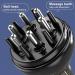 Chrox Hair Oiling Applicator Tool - 6 Pins Comb Oil Applicator for Scalp Massager & Hair Growth - Easy to Use Black Design for Home & Bathroom - Buy Online on GoSupps.com