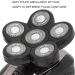 Electric Head Shaver for Men | Watertight 5-in-1 Wet Dry Grooming Kit with 6 Blade Heads - International Shipping - Buy Online on GoSupps.com
