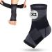 (1 Pair) Ankle Brace Compression Support for men and women - Adjustable Foot Brace - Ankle Brace for Sprained Ankle